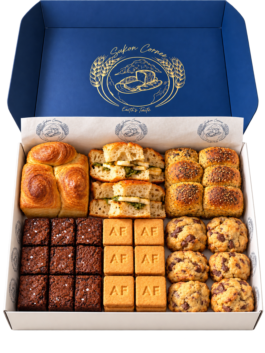 Mix bread and sweet box
