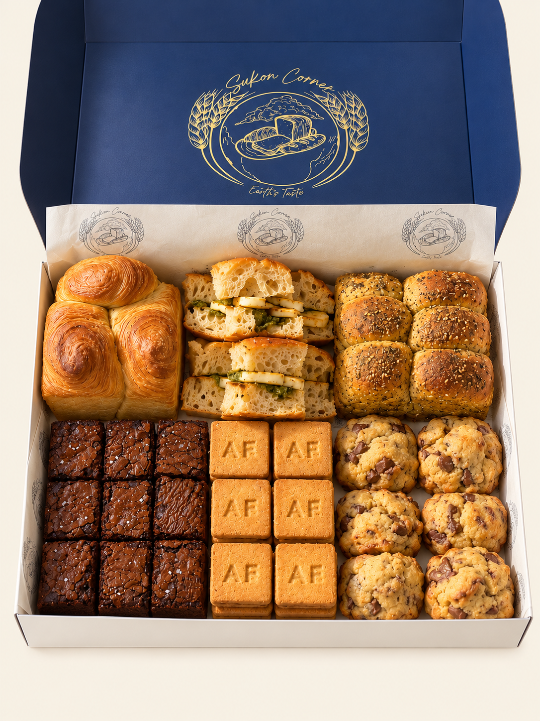 Mix bread and sweet box